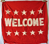 Vintage Welcome Flags