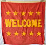 Vintage Welcome Flags