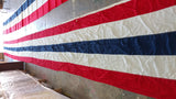 Vintage Red, White, Blue, White, Red Runner