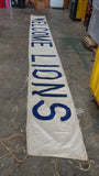 Vintage Welcome Lions Banner