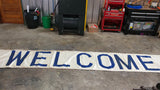 Vintage Welcome Lions Banner