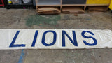Vintage Welcome Lions Banner