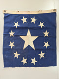 Vintage Blue 13 Star Flags