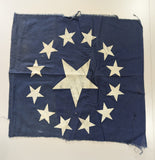 Vintage Blue 13 Star Flags