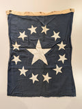 Vintage Blue 13 Star Flags