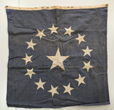 Vintage Blue 13 Star Flags