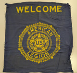 Vintage Various Welcome American Legion Flags
