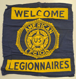 Vintage Various Welcome American Legion Flags