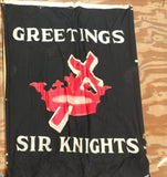 Vintage “Greetings Sir Knights” Banner