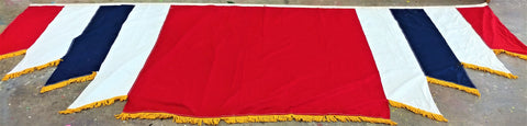 Vintage Various Red, White, Blue Banners