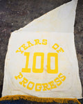 Vintage 100 Year of Progress Flag
