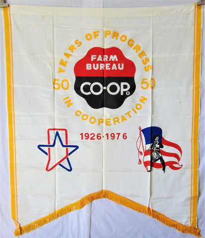 Vintage Farm Bureau CO-OP Flag