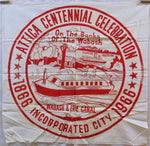 Vintage Attica, Indiana Centennial Flag