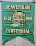 Vintage Beaver Dam Centennial Flag