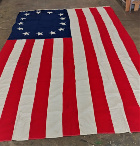 Vintage Handmade Besty Ross American Flag