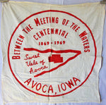 Vintage Avoca, Iowa Centennial Flag