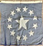 Vintage Blue 13 Star Flags