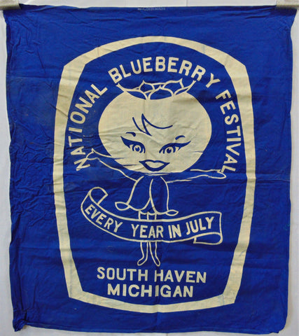 Vintage National Blueberry Festival Flag