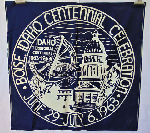 Vintage Boise, Idaho Centennial Celebration Flag
