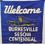 Vintage Burkesville Sesquicentennial Flag