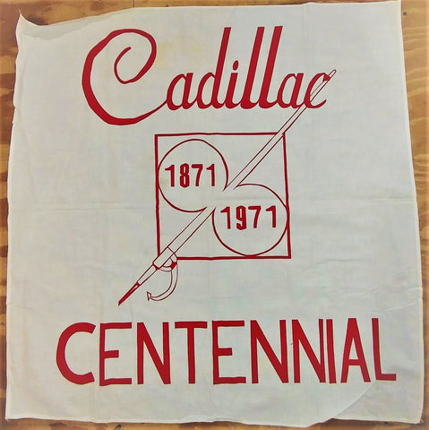 Vintage Cadillac, Michigan Centennial Flag