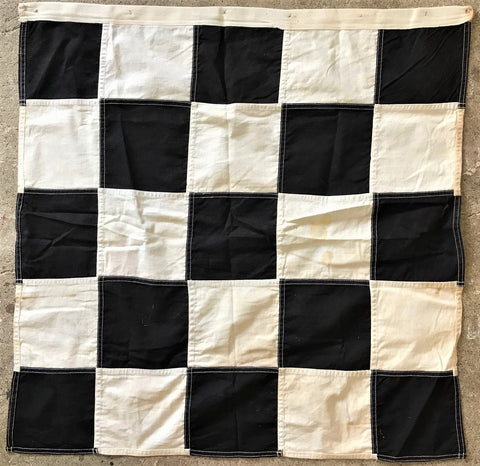 Vintage Checkered Racing Flag