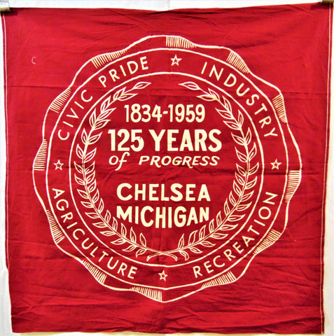 Vintage Chelsea, Michigan Flag