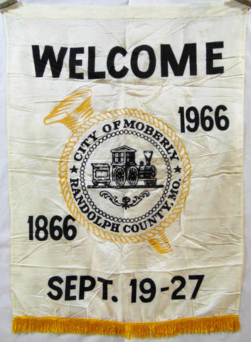 Vintage City of Moberly, Missouri Flag