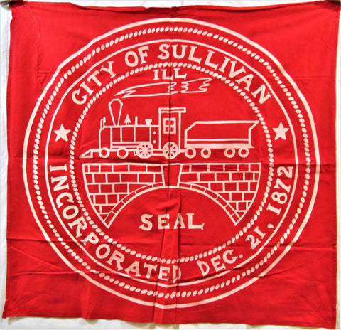 Vintage Sullivan, Illinois Flag