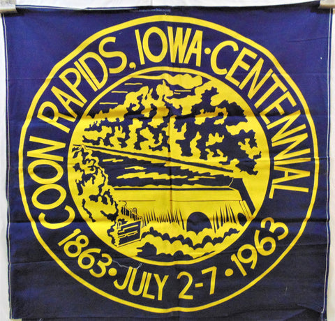 Vintage Coon Rapids, Iowa Flag