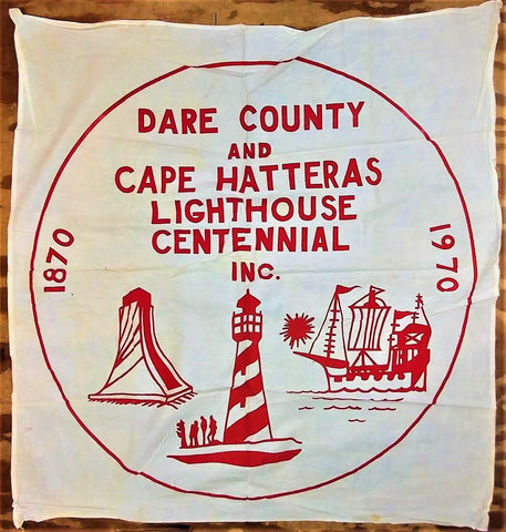 Vintage Cape Hatteras Lighthouse Flag