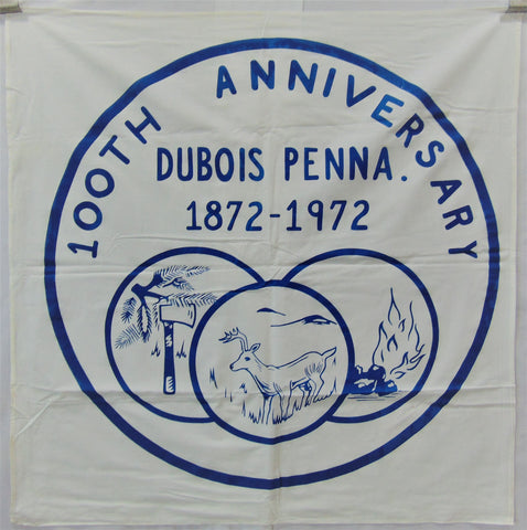 Vintage DuBois, Pennsylvania 100 Years Flag