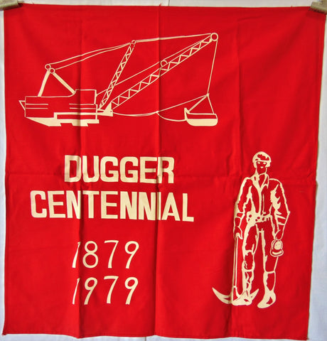 Vintage Dugger, Indiana Flag