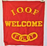 Vintage Various I.O.O.F. Flag