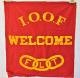 Vintage Various I.O.O.F. Flag