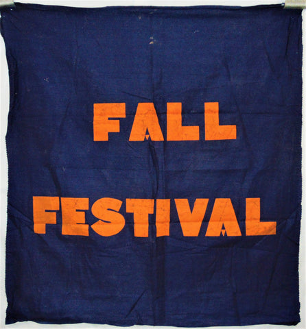 Vintage Fall Festival Flag