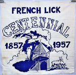 Vintage French Lick, Indiana Centennial Flag