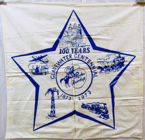 Vintage Gladewater Centennial Flag