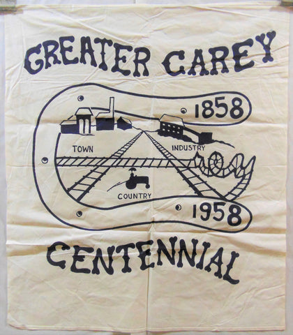 Vintage Greater Carey Centennial Flag