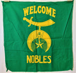 Vintage Various Welcome Nobles Flags