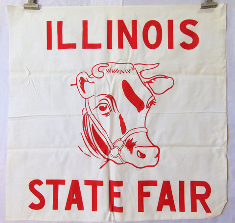 Vintage Illinois State Fair Flag