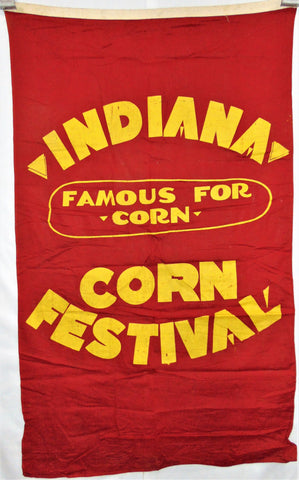 Vintage Indiana Corn Festival Flag