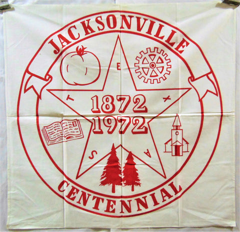 Vintage Jacksonville Texas Flag