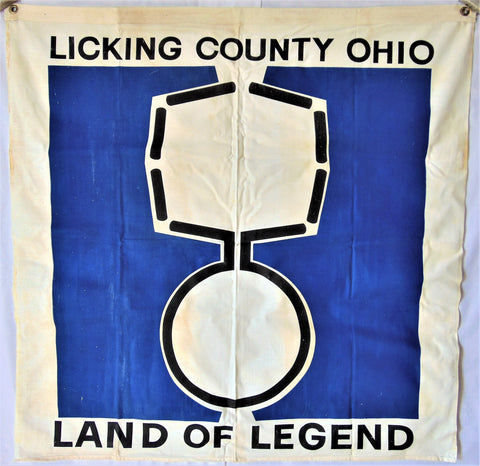 Vintage Licking County, Ohio Flag
