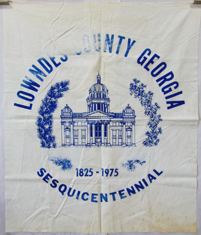 Vintage Lowndes County, Georgia Flag