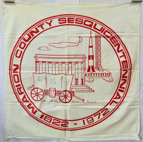 Vintage Marion County Sesquicentennial Flag