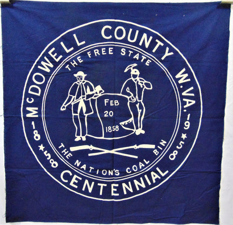 Vintage McDowell County West Virginia Flag