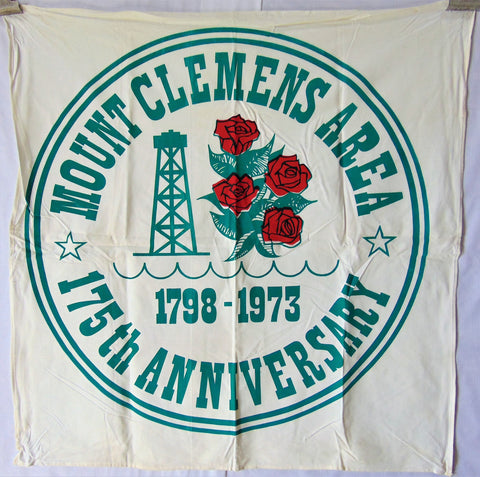 Vintage Mount Clemens, Michigan 175th Flag