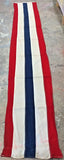 Vintage Red, White, Blue, White, Red Runner