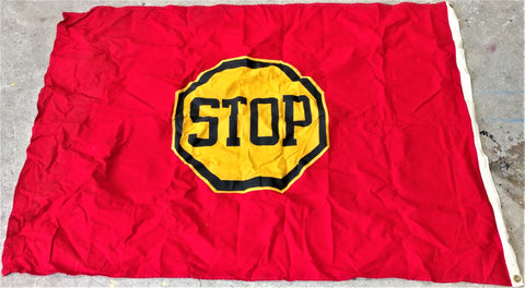Vintage Racing "Stop" Flag